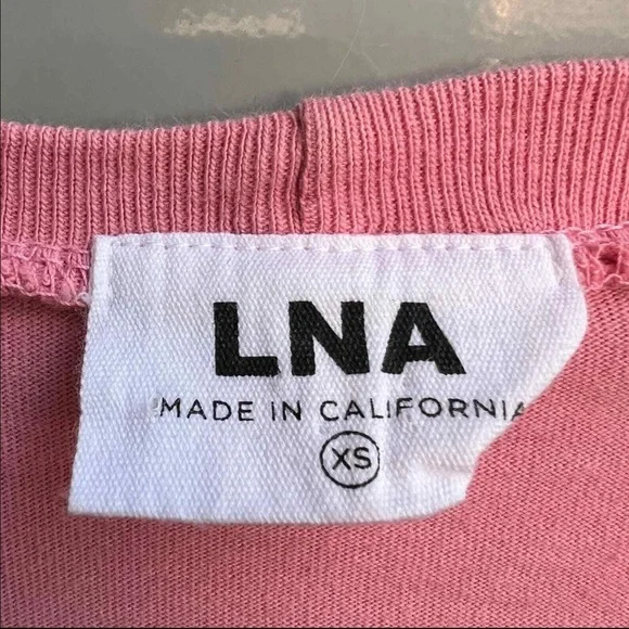 LNA ‘Alek’ Pink Cutout Short Sleeve Dress Size XS - Picture 5 of 6